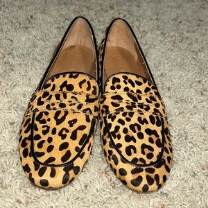 J. Crew Calf Hair Loafers Size 6.5